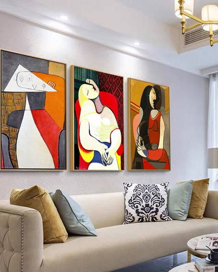 Picasso Abstract Canvas Print - Modern Stylish Art