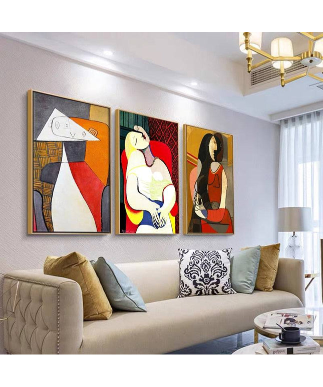 Picasso Abstract Canvas Print - Modern Stylish Art