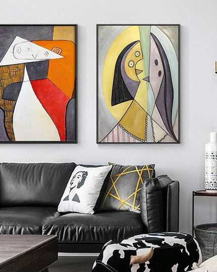Picasso Abstract Canvas Print - Modern Stylish Art