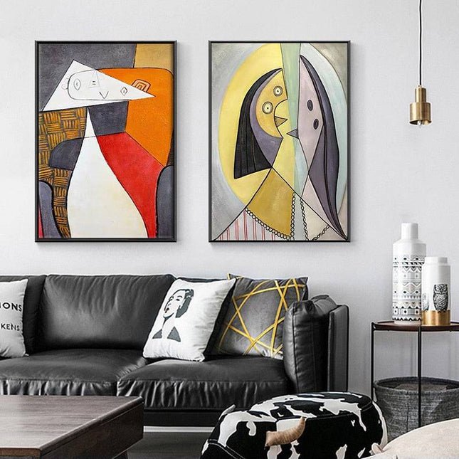 Picasso Abstract Canvas Print - Modern Stylish Art
