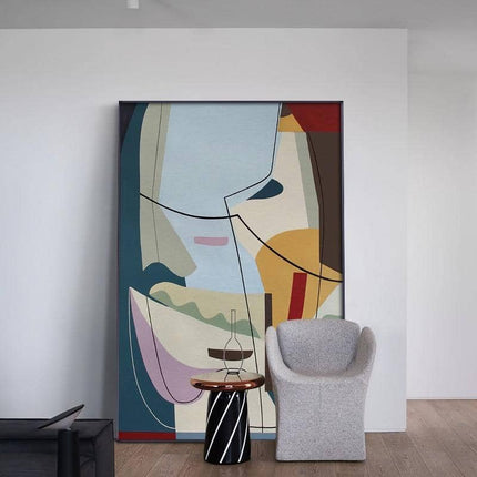 Picasso Famous Abstract Canvas Print - Minimalist Wall Poster