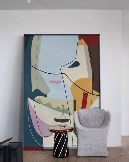 Picasso Famous Abstract Canvas Print - Minimalist Wall Poster