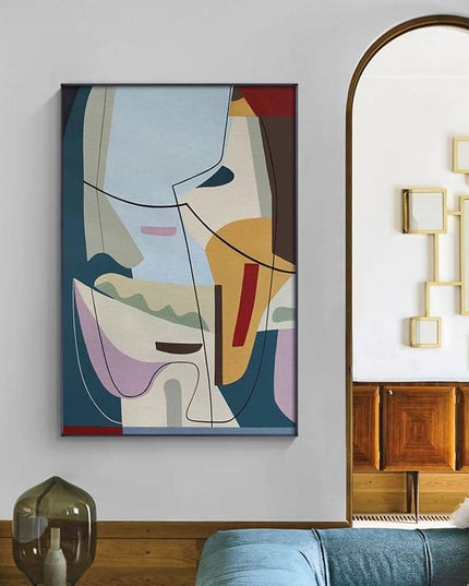 Picasso Famous Abstract Canvas Print - Minimalist Wall Poster