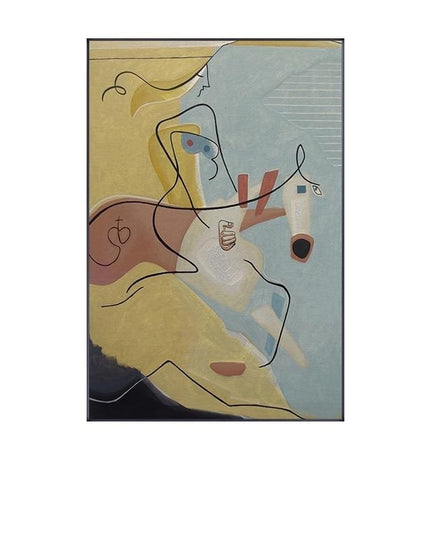 Picasso Famous Abstract Canvas Print - Minimalist Wall Poster