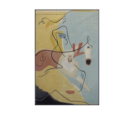 Picasso Famous Abstract Canvas Print - Minimalist Wall Poster