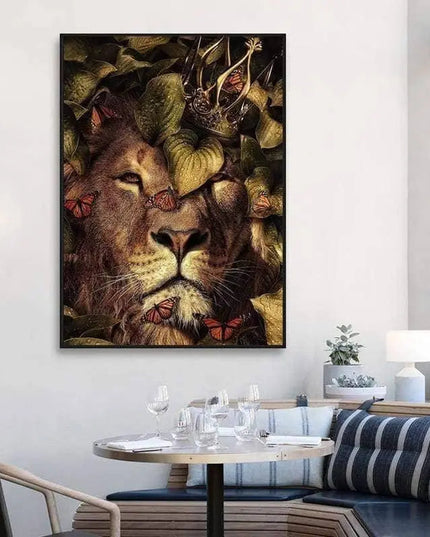 Playful Headphone Gorilla Canvas Print - Whimsical Wall Art