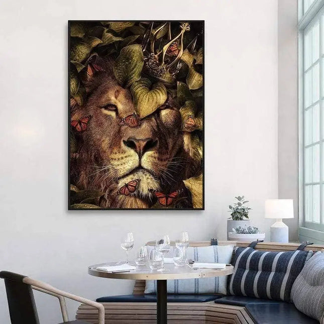 Playful Headphone Gorilla Canvas Print - Whimsical Wall Art