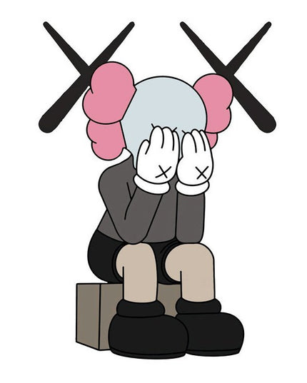 Pop Art Anime Bear Kaws Canvas Print: Modern, Vibrant Wall Decor