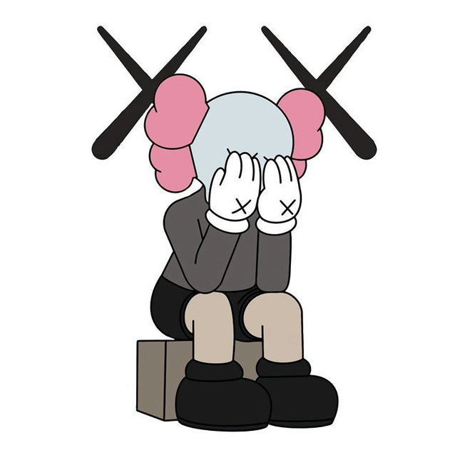 Pop Art Anime Bear Kaws Canvas Print: Modern, Vibrant Wall Decor