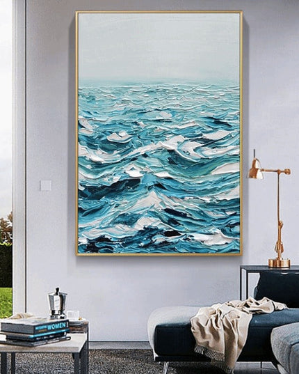 Power Of Ocean Waves Canvas Print - Artistic Wall Decor