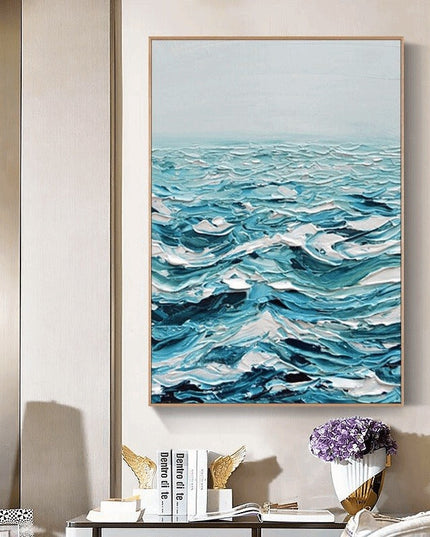 Power Of Ocean Waves Canvas Print - Artistic Wall Decor