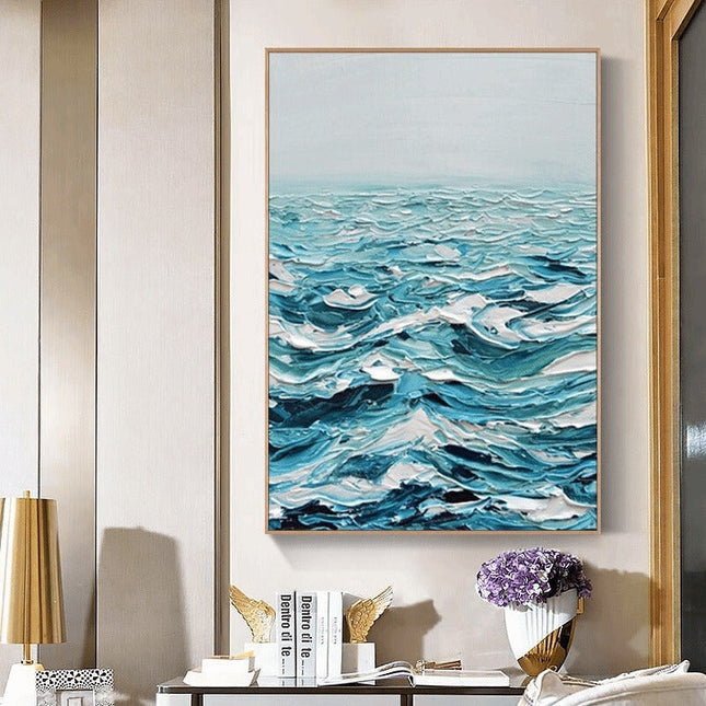 Power Of Ocean Waves Canvas Print - Artistic Wall Decor