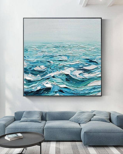 Power Of Ocean Waves Canvas Print - Artistic Wall Decor
