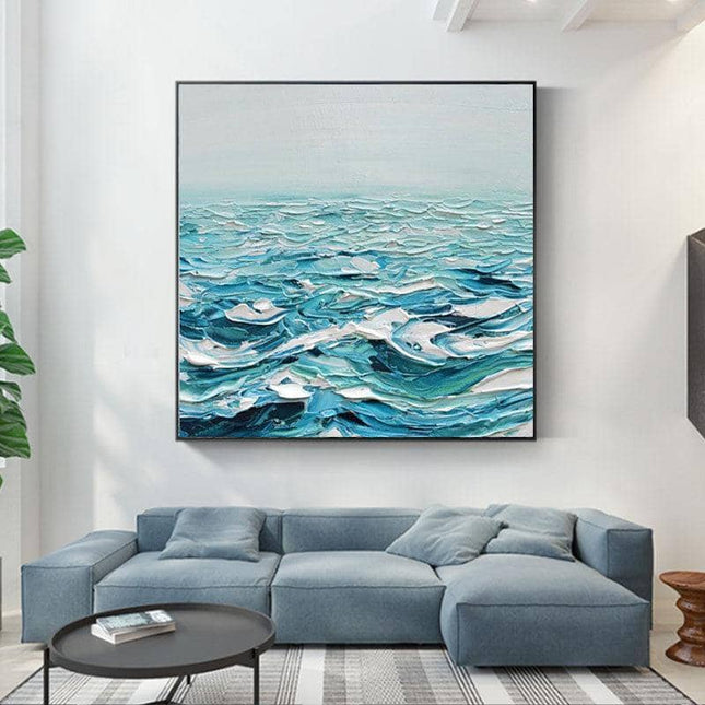 Power Of Ocean Waves Canvas Print - Artistic Wall Decor