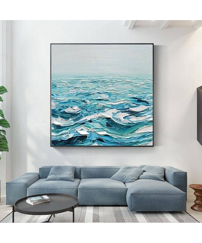 Power Of Ocean Waves Canvas Print - Artistic Wall Decor