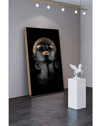 Powerful Modern Art Woman Canvas Print: Empower Your Walls