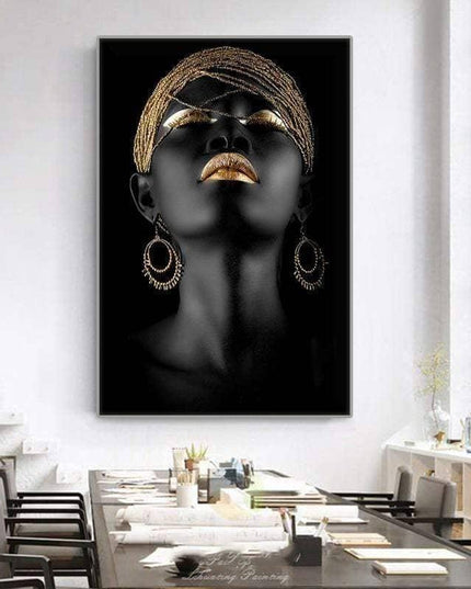 Powerful Modern Art Woman Canvas Print: Empower Your Walls