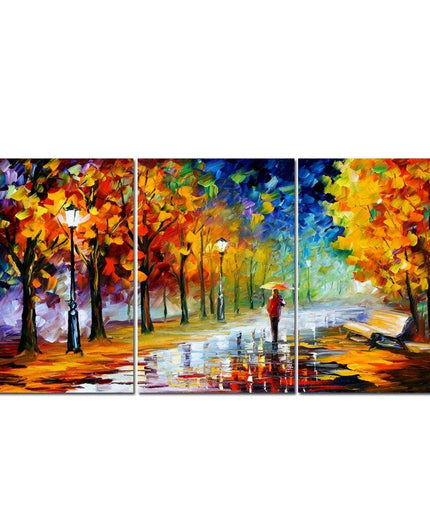 Raining Dreams Abstract Canvas Print - Captivating Art