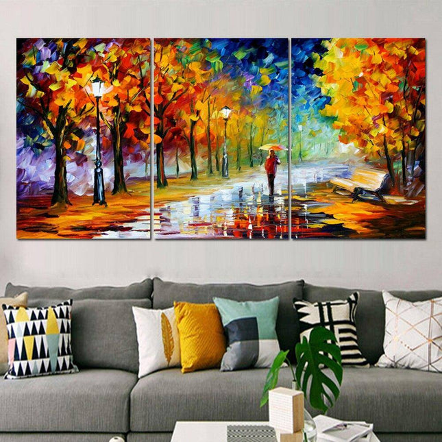 Raining Dreams Abstract Canvas Print - Captivating Art