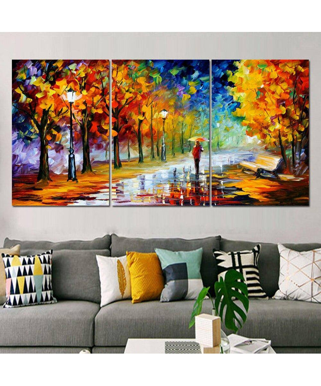 Raining Dreams Abstract Canvas Print - Captivating Art