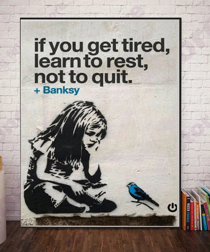Reader - Banksy Wall Poster