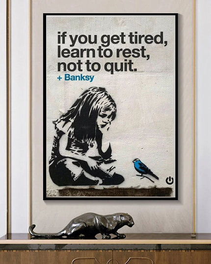 Reader - Banksy Wall Poster