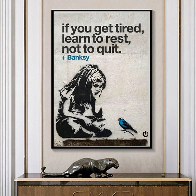 Reader - Banksy Wall Poster