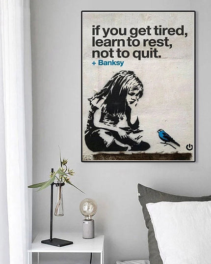 Reader - Banksy Wall Poster