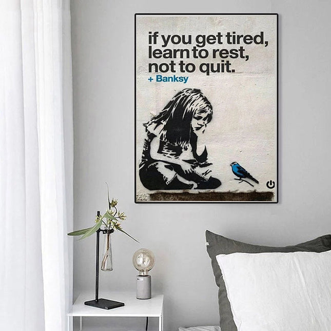 Reader - Banksy Wall Poster