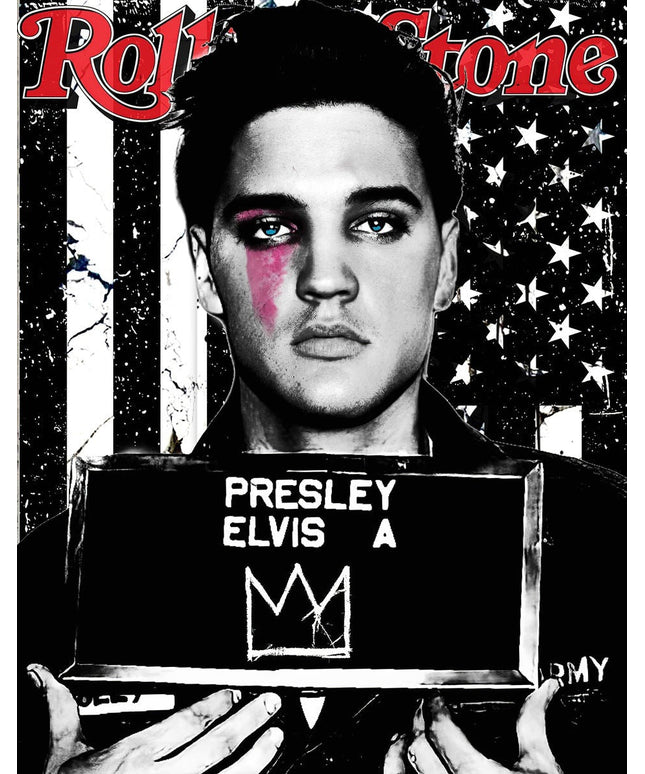 Respect the King - Elvis Presley Rolling Stone Classic Canvas Poster Wall Poster