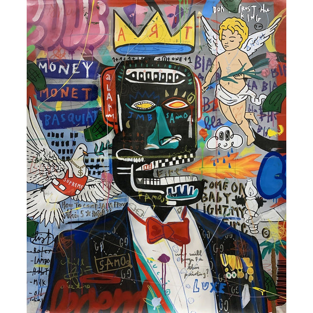 Revolutionary Vision - Jean-Michel Basquiat Iconic Graffiti Pop Art poster Wall Poster