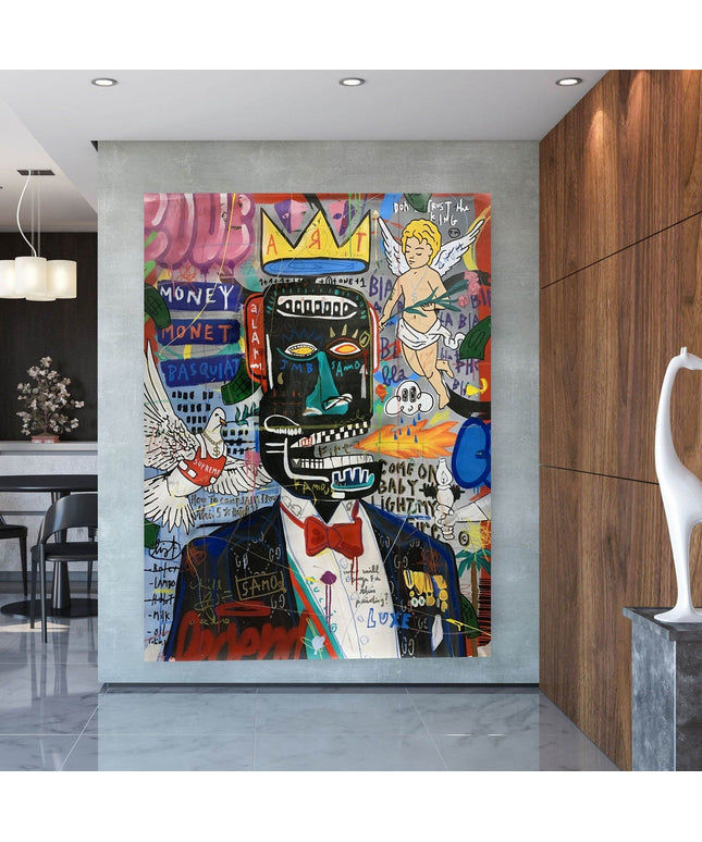 Revolutionary Vision - Jean-Michel Basquiat Iconic Graffiti Pop Art poster Wall Poster