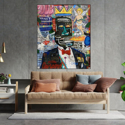 Revolutionary Vision - Jean-Michel Basquiat Iconic Graffiti Pop Art poster Wall Poster