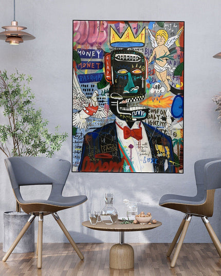 Revolutionary Vision - Jean-Michel Basquiat Iconic Graffiti Pop Art poster Wall Poster