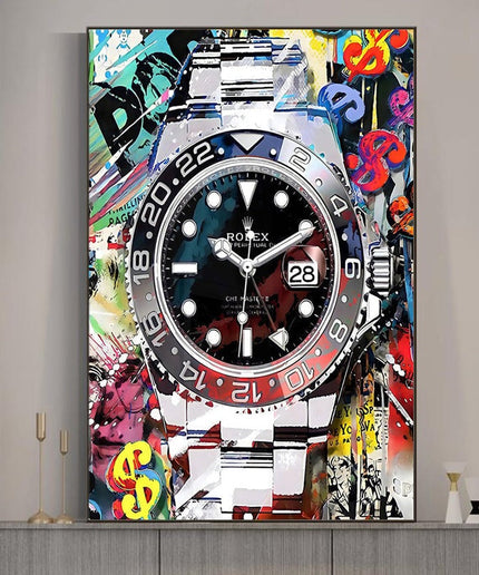 Rolex GMT Graffiti Wall Poster