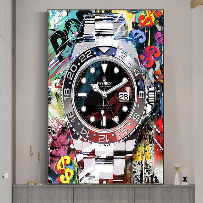 Rolex GMT Graffiti Wall Poster