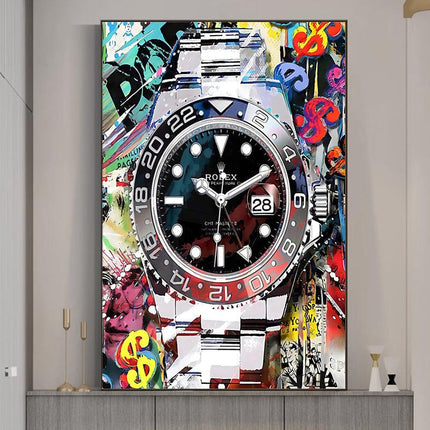 Rolex GMT Graffiti Wall Poster