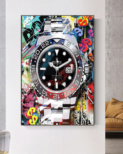 Rolex GMT Graffiti Wall Poster