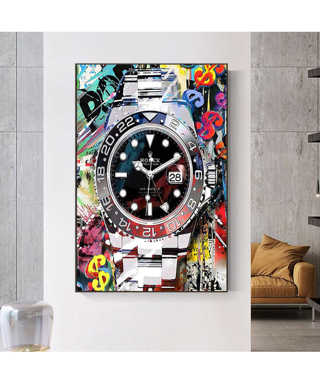 Rolex GMT Graffiti Wall Poster