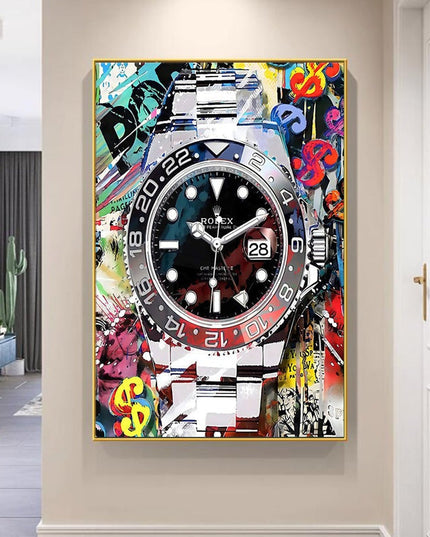 Rolex GMT Graffiti Wall Poster
