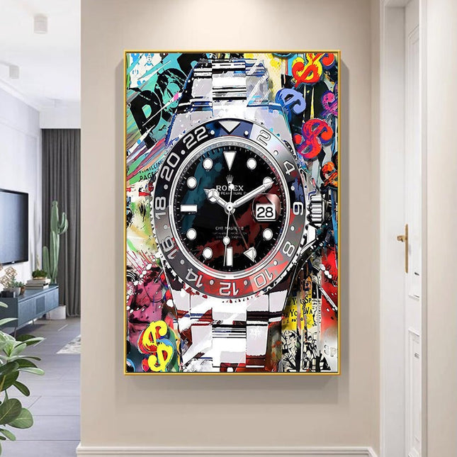 Rolex GMT Graffiti Wall Poster