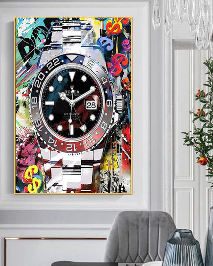 Rolex GMT Graffiti Wall Poster