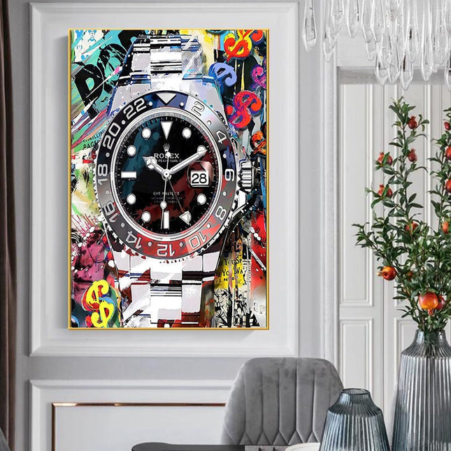 Rolex GMT Graffiti Wall Poster