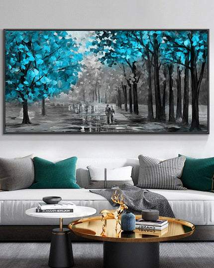 Romantic Stroll: A Path to Love Romantic Moment Wall Poster 