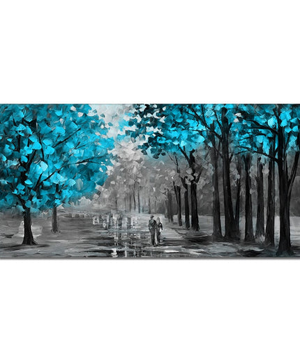 Romantic Stroll: A Path to Love Romantic Moment Wall Poster 
