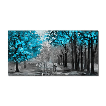 Romantic Stroll: A Path to Love Romantic Moment Wall Poster 