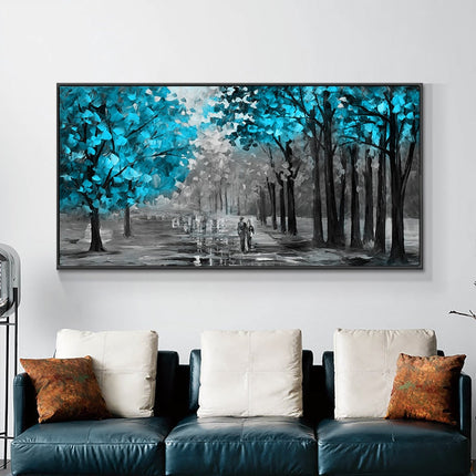 Romantic Stroll: A Path to Love Romantic Moment Wall Poster 
