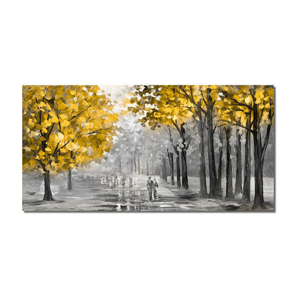 Romantic Stroll: A Path to Love Romantic Moment Wall Poster 