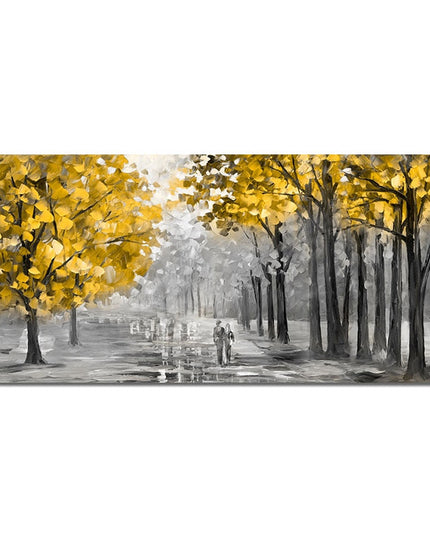 Romantic Stroll: A Path to Love Romantic Moment Wall Poster 