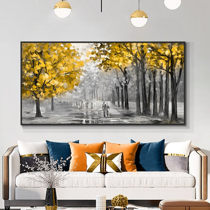 Romantic Stroll: A Path to Love Romantic Moment Wall Poster 